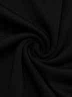 Slim-fit Deep V-neck Long-sleeved Flared Jumpsuit