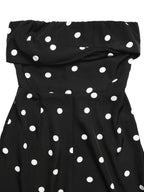 Retro Polka Dots High-waisted Wide-leg Pants Vacation Jumpsuits