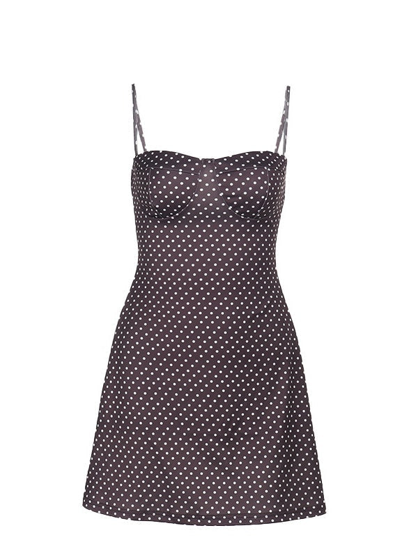 Polka Dot Camisole Mini Dress
