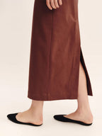 Square Collar Cotton And Linen Camisoles Leisure Temperament Maxi Dresses