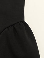 Square Collar A-pendulum Sexy Mini&Short Dresses