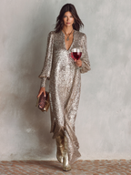 | Shimmering Maxi Dress