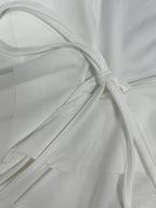 Ruffle Hip-hugging Flared Sleeves Mini&Short Dresses