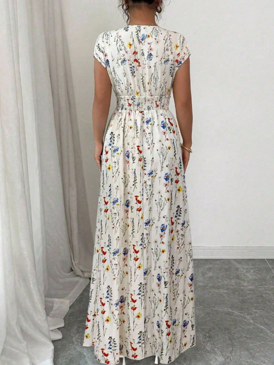 Hit Flowers Plants And Flowers Maxi Dresses