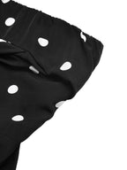 Retro Polka Dots High-waisted Wide-leg Pants Vacation Jumpsuits