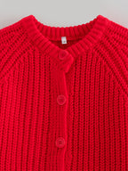 Solid Color Long Sleeve Cardigan