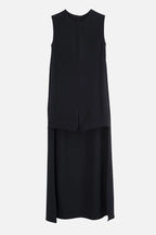 Solid Color Sleeveless Round Neck Casual Rompers