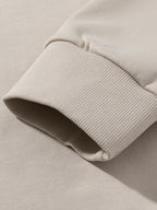 Men’s Solid Color Comfort Cotton Crew Neck Sweatshirt