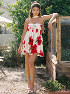 Halter Neck, Backless, Irregular Hem Mini&Short Dresses