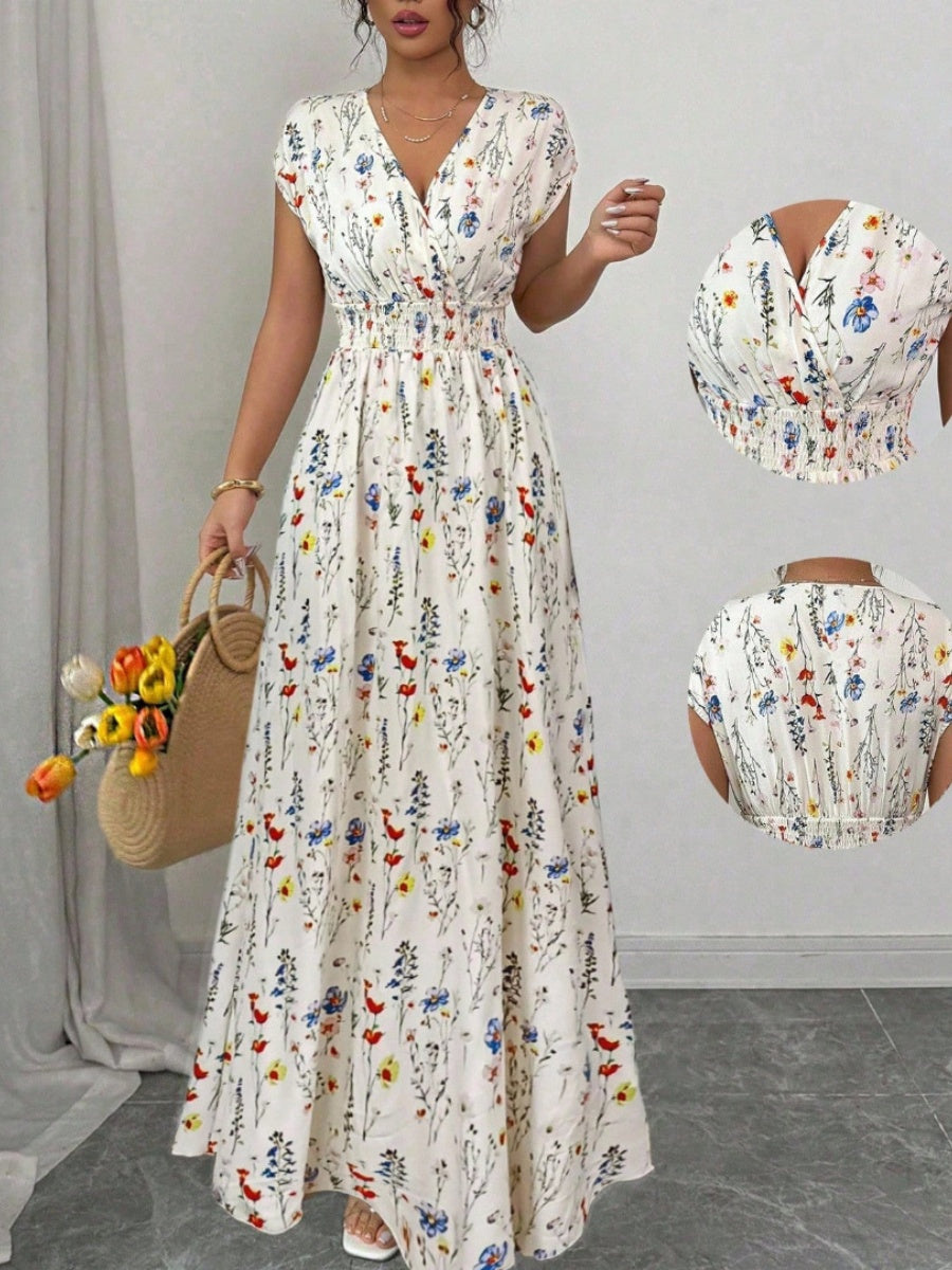 Hit Flowers Plants And Flowers Maxi Dresses