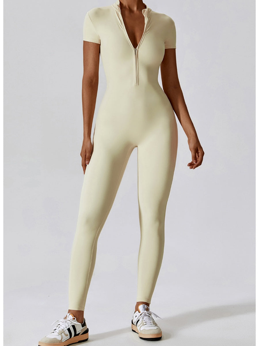 Liber Autumn Women's Zipper Bodysuit