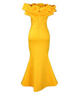 Off Shoulder Sexy Fishtail Formal Dress Maxi Dresses