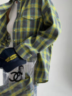 Plaid Oversize Coat Shirts