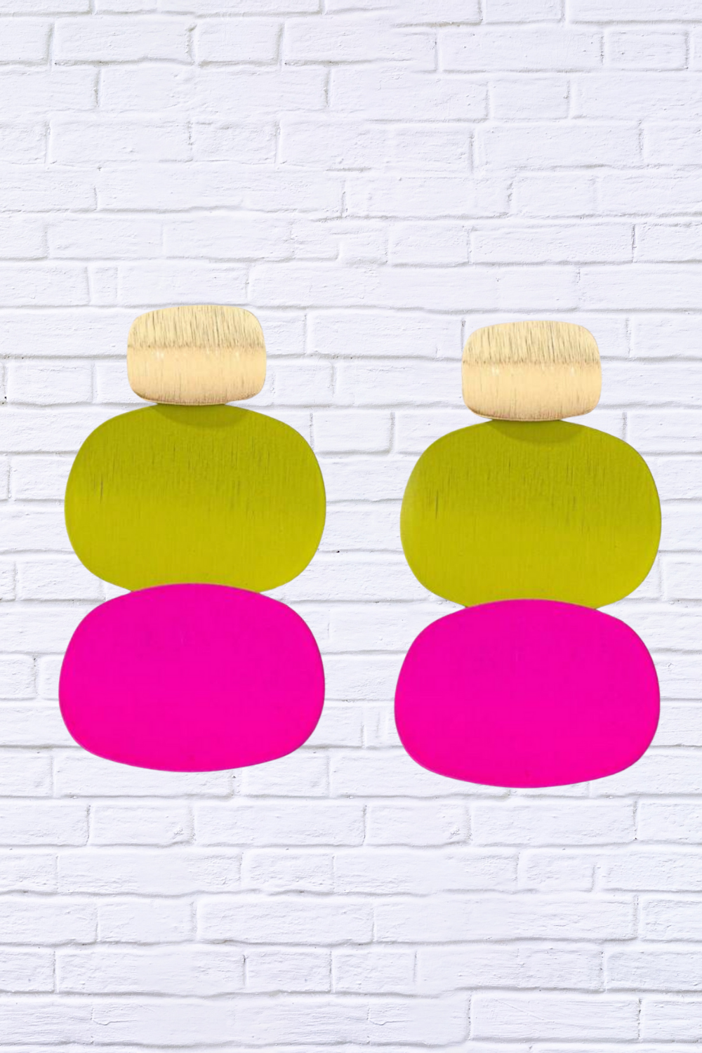 Bold & Playful _ Color Pop Statement Drop Earrings