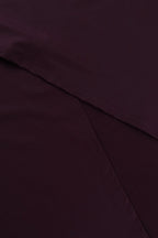 High Neck Ruched Split Bodycon Long Sleeve Party Dress