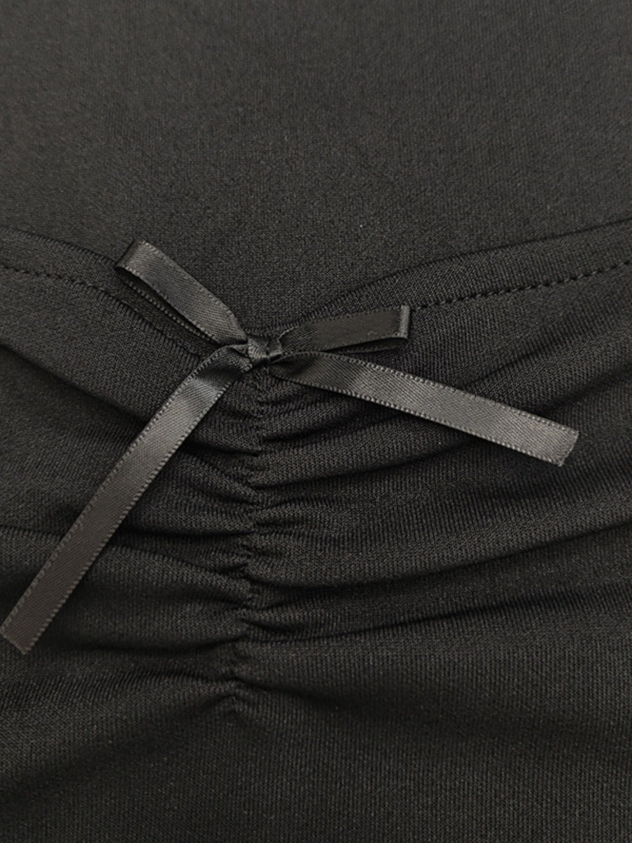 Square Collar A-pendulum Sexy Mini&Short Dresses