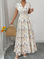 Hit Flowers Plants And Flowers Maxi Dresses