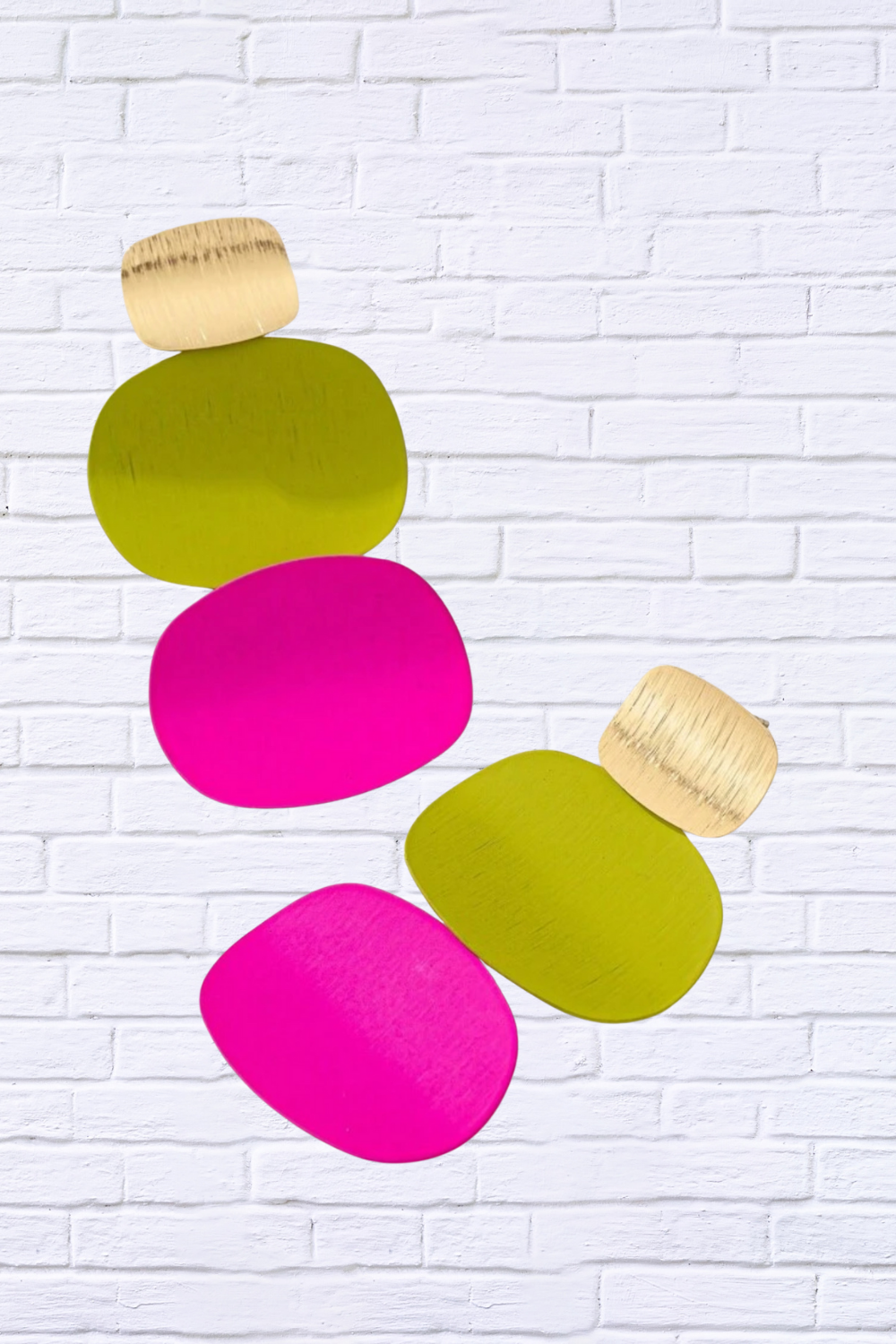 Bold & Playful _ Color Pop Statement Drop Earrings