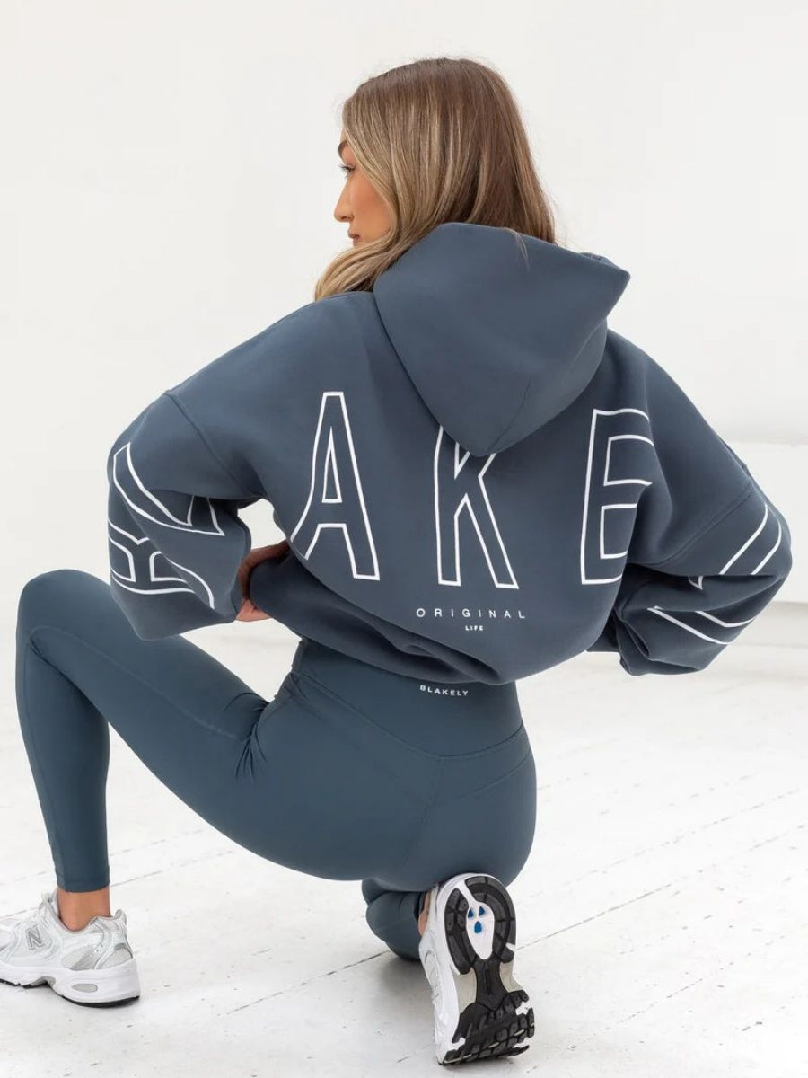 Autumn Women's Letter Hoodie Jackets