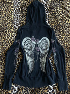Retro Print Oversized Hoodie