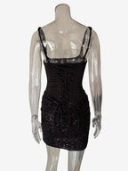 Corset Sequin Sleeveless Bodycon Mini Party Dress For Women 2026
