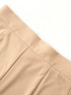 Mildly Spicy High Waist Buttons Wide-leg Pants Pants