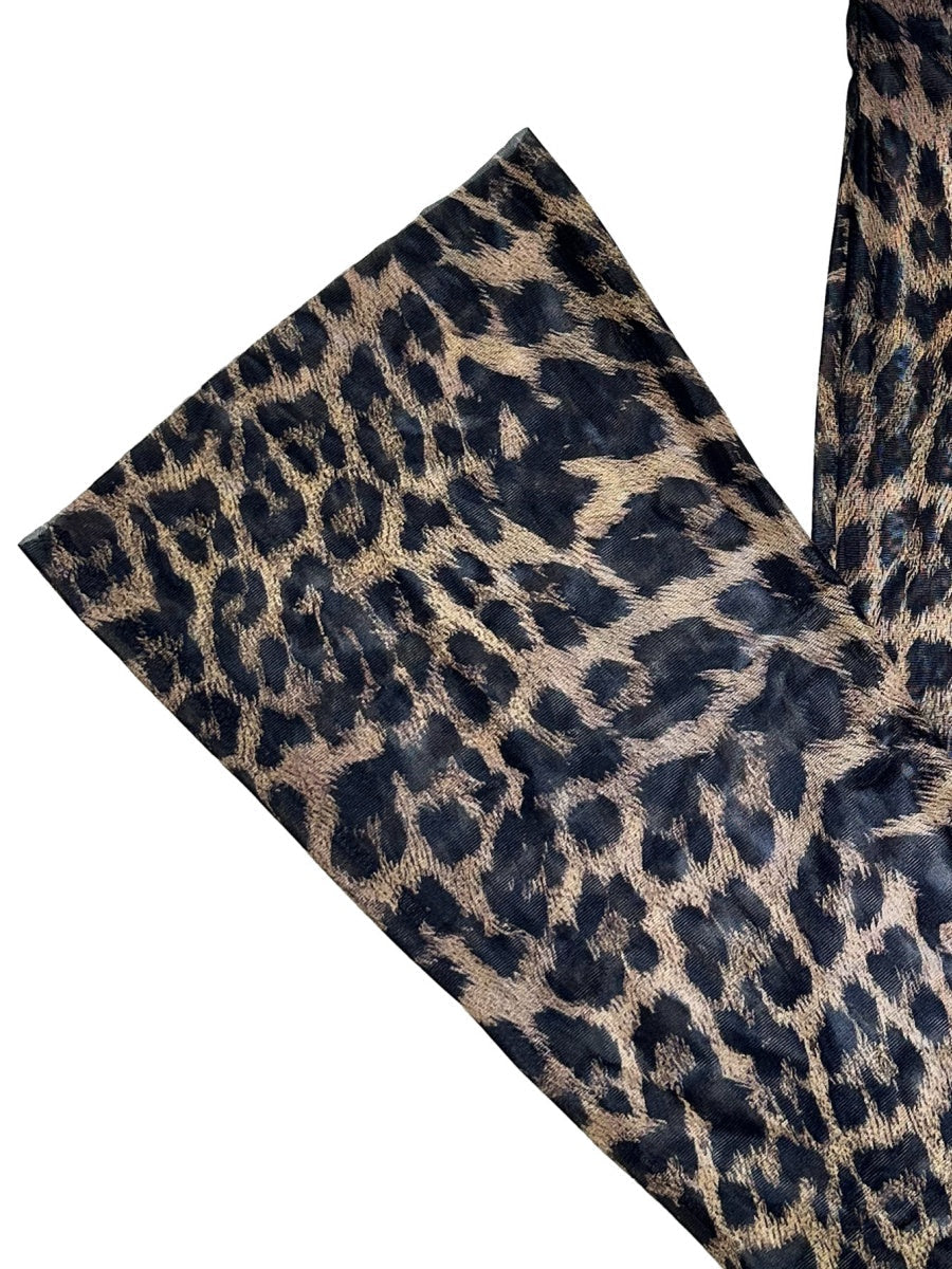 Leopard Print High-waisted 2-piece Sets
