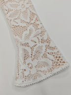 Lace Cutout Bodycon Bell Sleeves Mini&Short Dresses