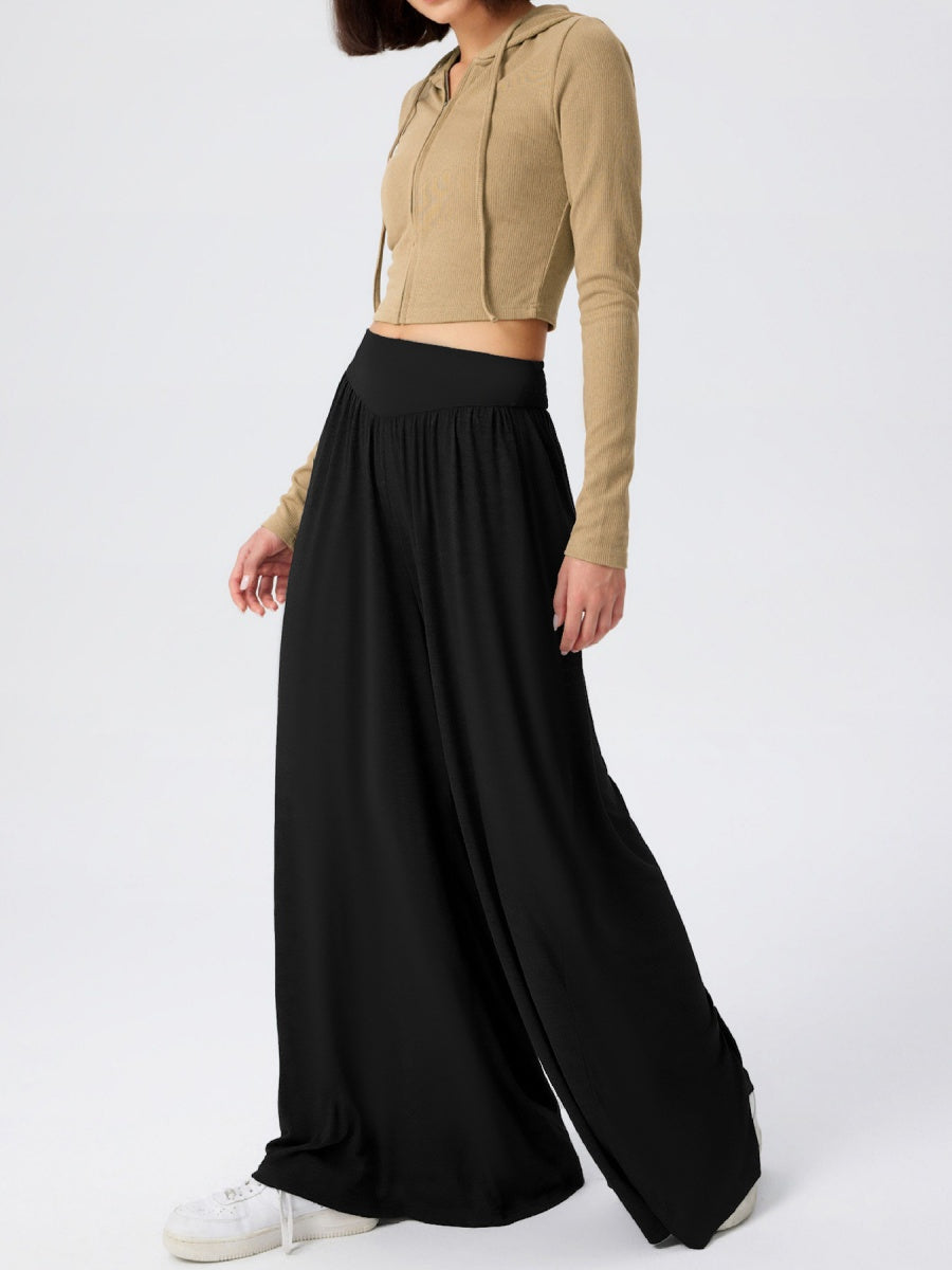 Loose-fit Culottes Pants Wide-leg Pants Drape Skirts