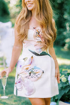 Seraphina  Lily Strapless Mini Dress