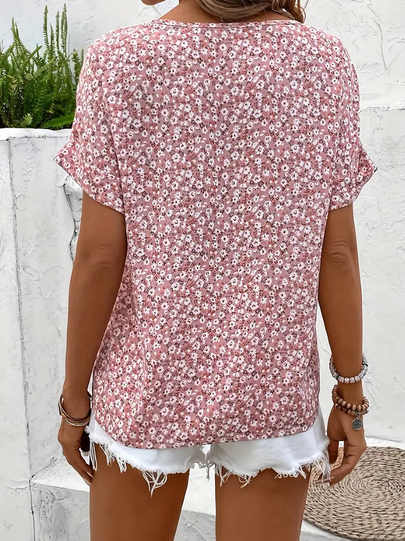 | Women's Floral Summer Print Blouse