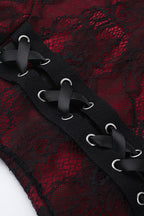 Layered Lace Strap Gothic Dress