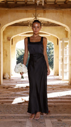 Wendy Exclusive Maxi Dress Black Elevated Occasion Wear