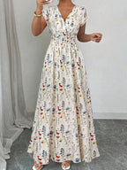 Hit Flowers Plants And Flowers Maxi Dresses