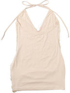 Tassel V-neck Halter Hip-hugging Mini&Short Dresses