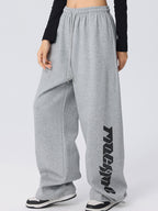 Lettering Loose Sweatpants