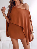 3-Piece Set: Loose-Fitting Top, Bandeau Top & Mini Skirt