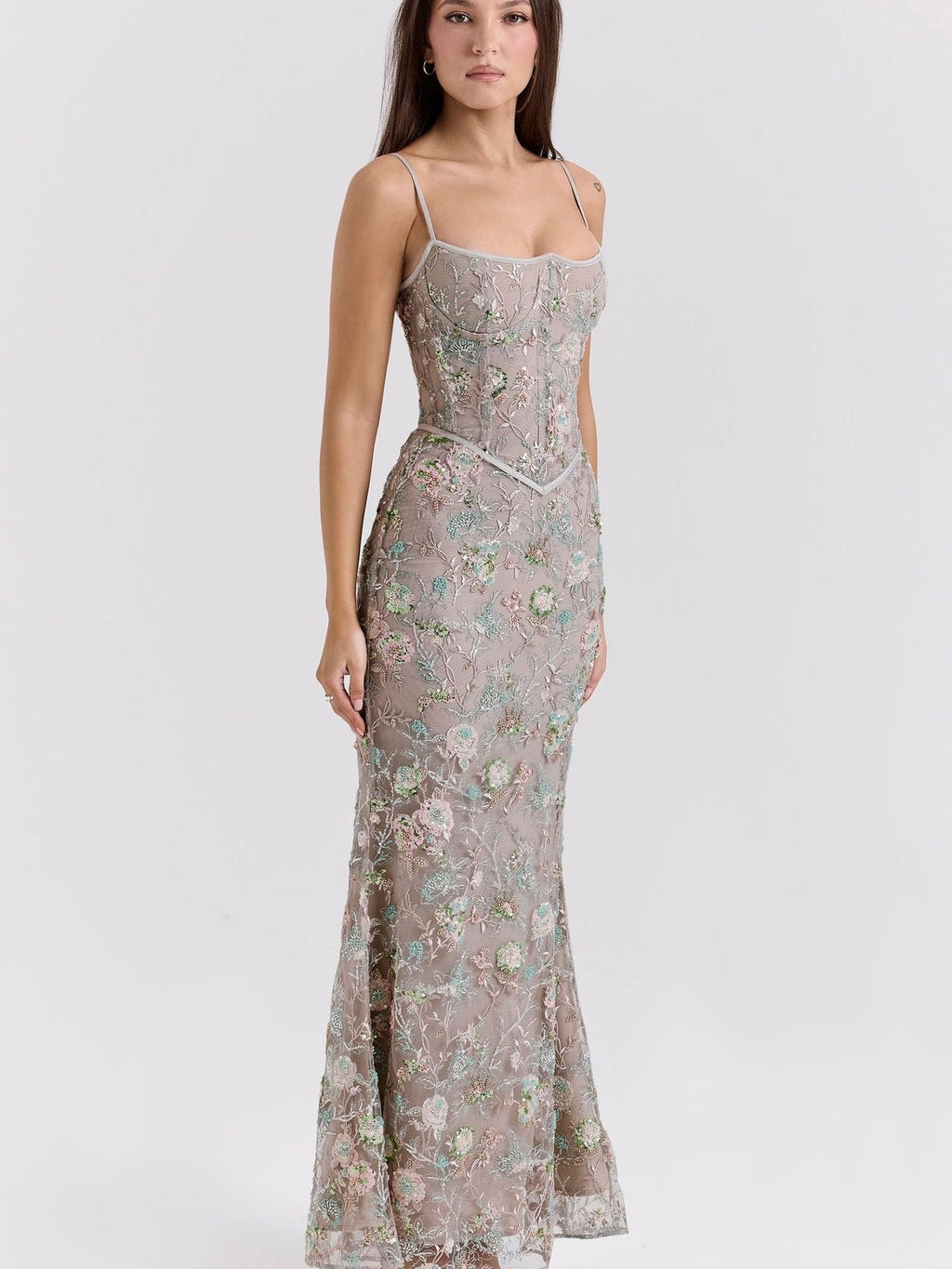 Low-cut Sleeveless Sexy Backless Tie-up Long Dress