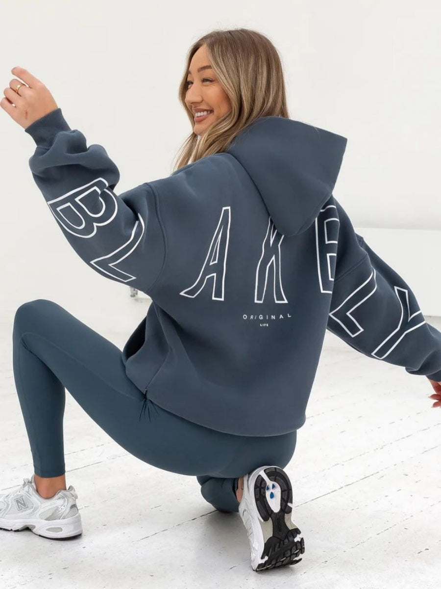 Autumn Women's Letter Hoodie Jackets