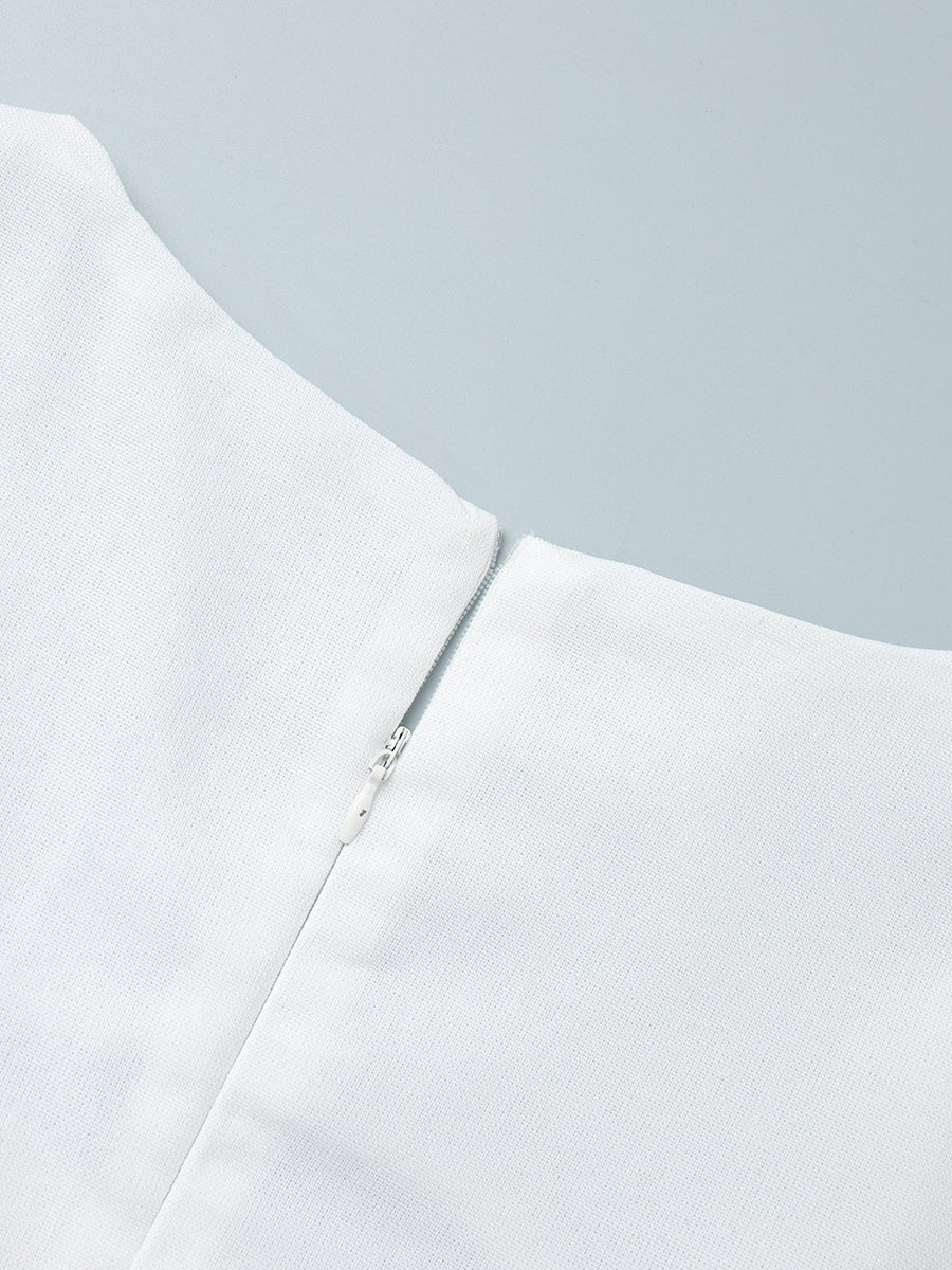 Square Collar Cotton And Linen Camisoles Leisure Temperament Maxi Dresses