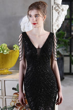 Elegant Sequin Mermaid Party Dress