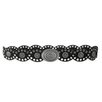 Retro Simple Fashion A Pair Of Buckles Women's Belt