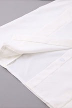 Elegant Structured Shoulder Blouse