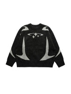 Star Jacquard Baggy Sweater