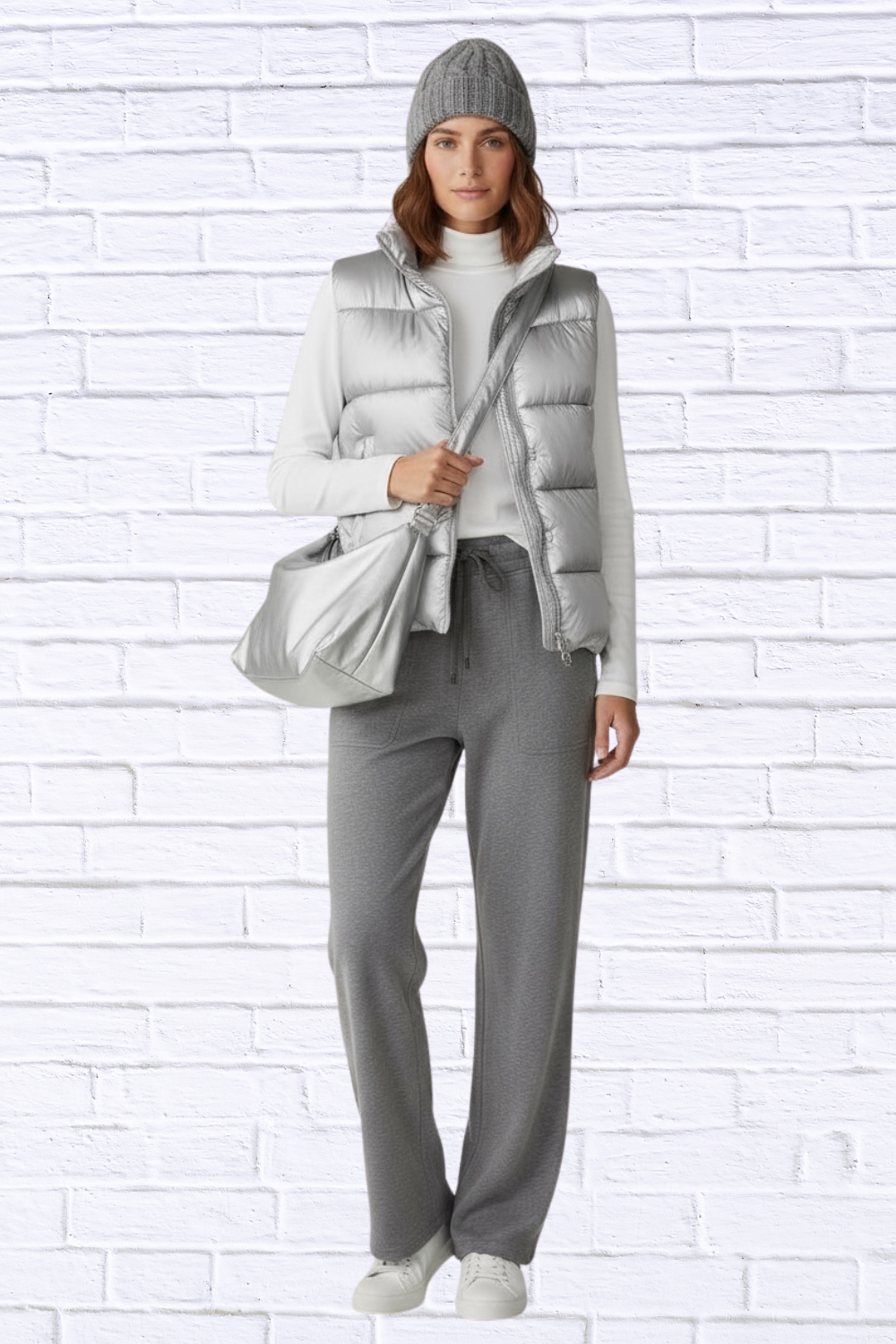 Soft Knit Drawstring Lounge Pants with Pockets _ Women__ Relaxed Fit Comfort Wear