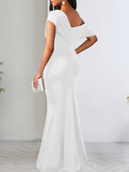 Sleeveless Off-shoulder Bodycon Long Dress