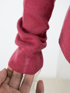 Solid Off Shoulder Slim Sweater
