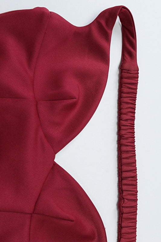 Low Cut Backless Dress