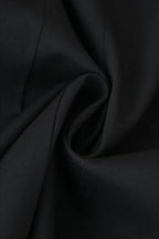 High-Waisted V-Neck Blazer Work Dress