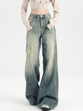 Hole Design Feels Loose Boyfriend Jeans